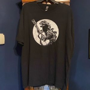 Godzilla guitar t-shirt